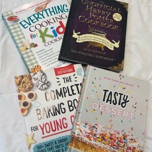 Set of 4 Cookbooks for Kids. Excellent condition.